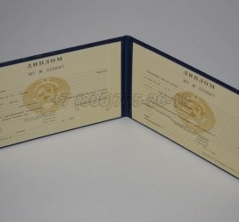 Диплом Техникума Туркменской ССР во Владивостоке