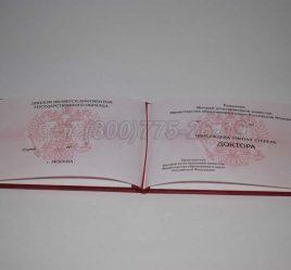 Диплом Доктора Наук 2020г во Владивостоке