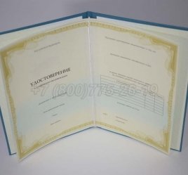 Удостоверение о Повышении Квалификации Установленного Образца во Владивостоке