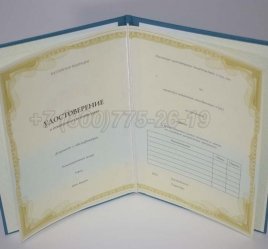 Удостоверение о Краткосрочном Повышении Квалификации во Владивостоке